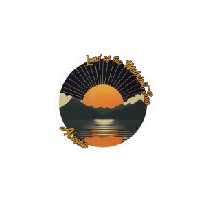Land of the Midnight Sun Sticker