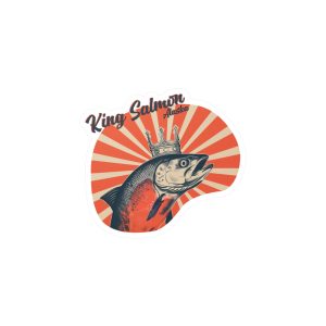 King Salmon Sticker