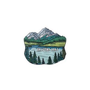 Eklutna Lake Sticker