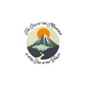 The God of the Mountain Sticker