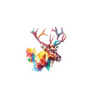 Watercolor Caribou Sticker