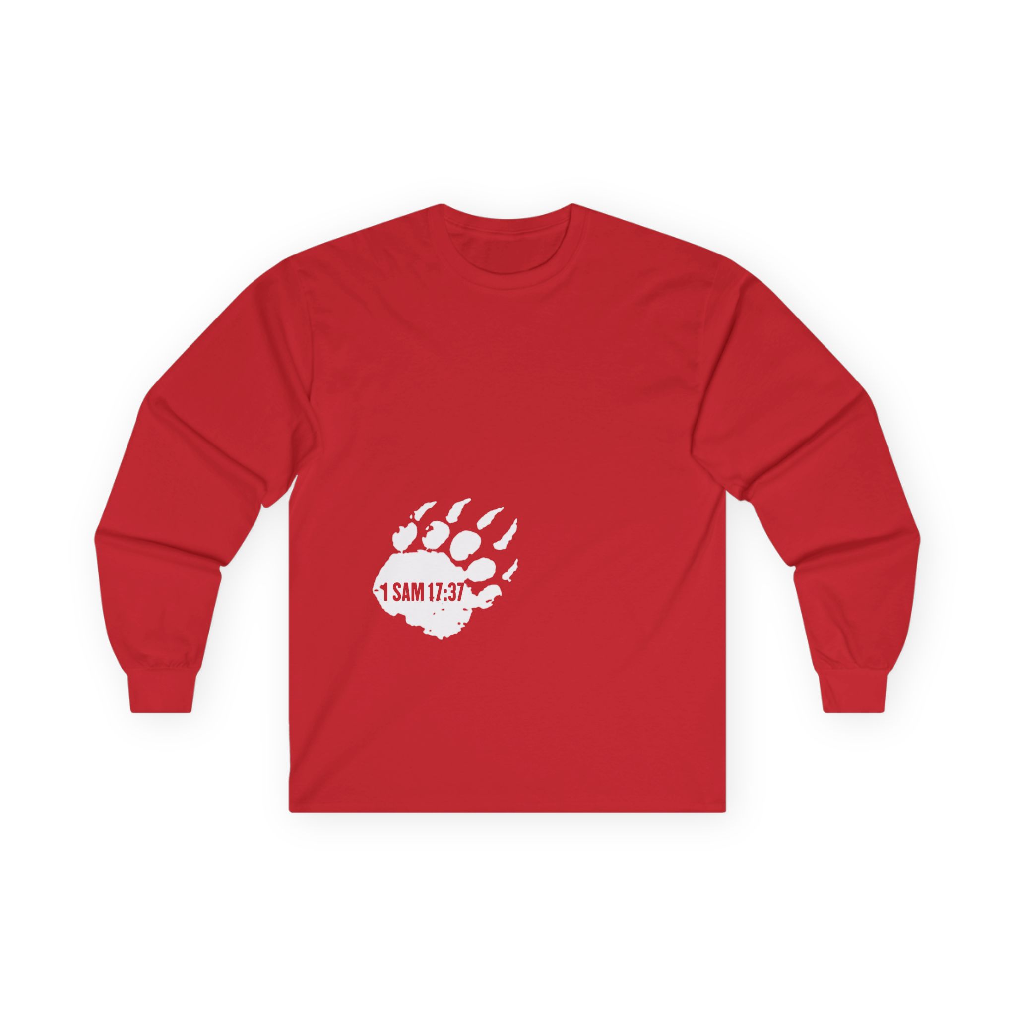 1 Samuel 17:37 Bear Paw Long Sleeve Tee - Image 6