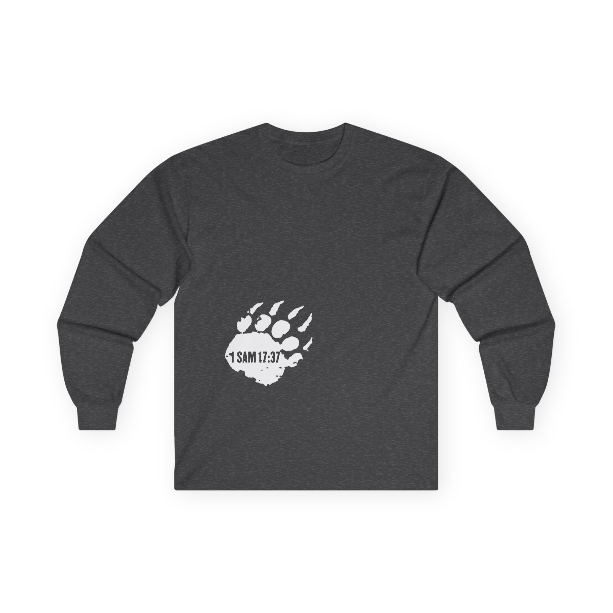 1 Samuel 17:37 Bear Paw Long Sleeve Tee - Image 4