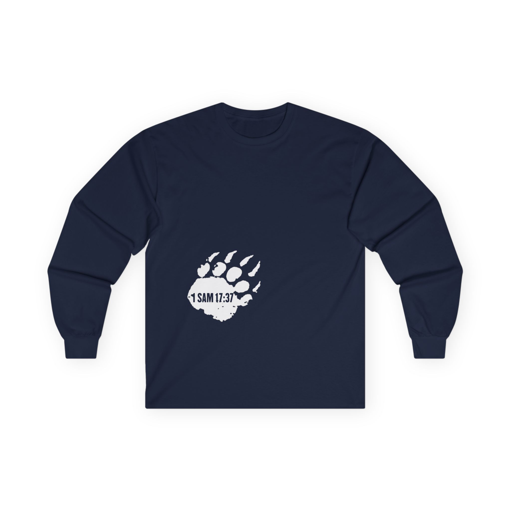 1 Samuel 17:37 Bear Paw Long Sleeve Tee - Image 5