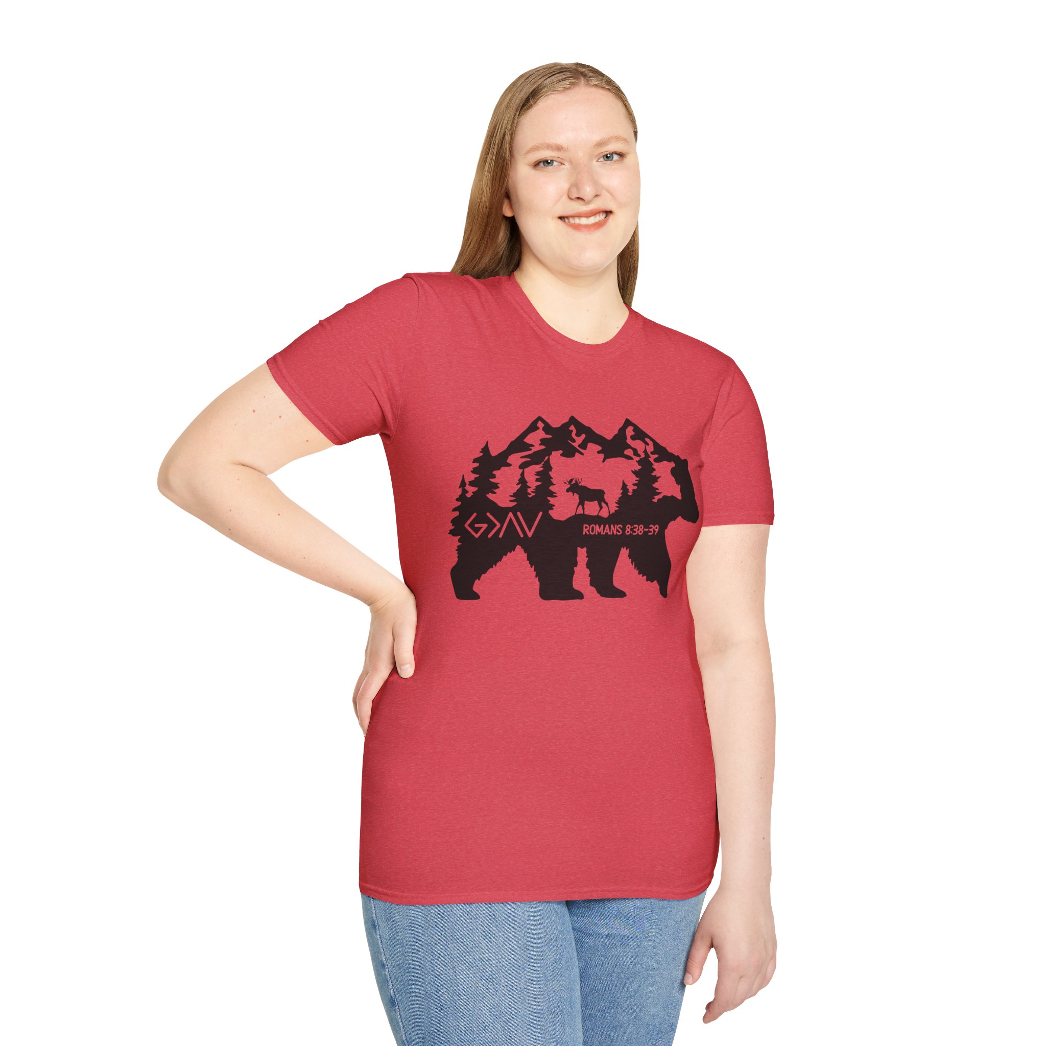 God is Greater Bear Softstyle Tee