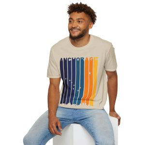 Anchorage Alaska Skyline Softstyle Tee