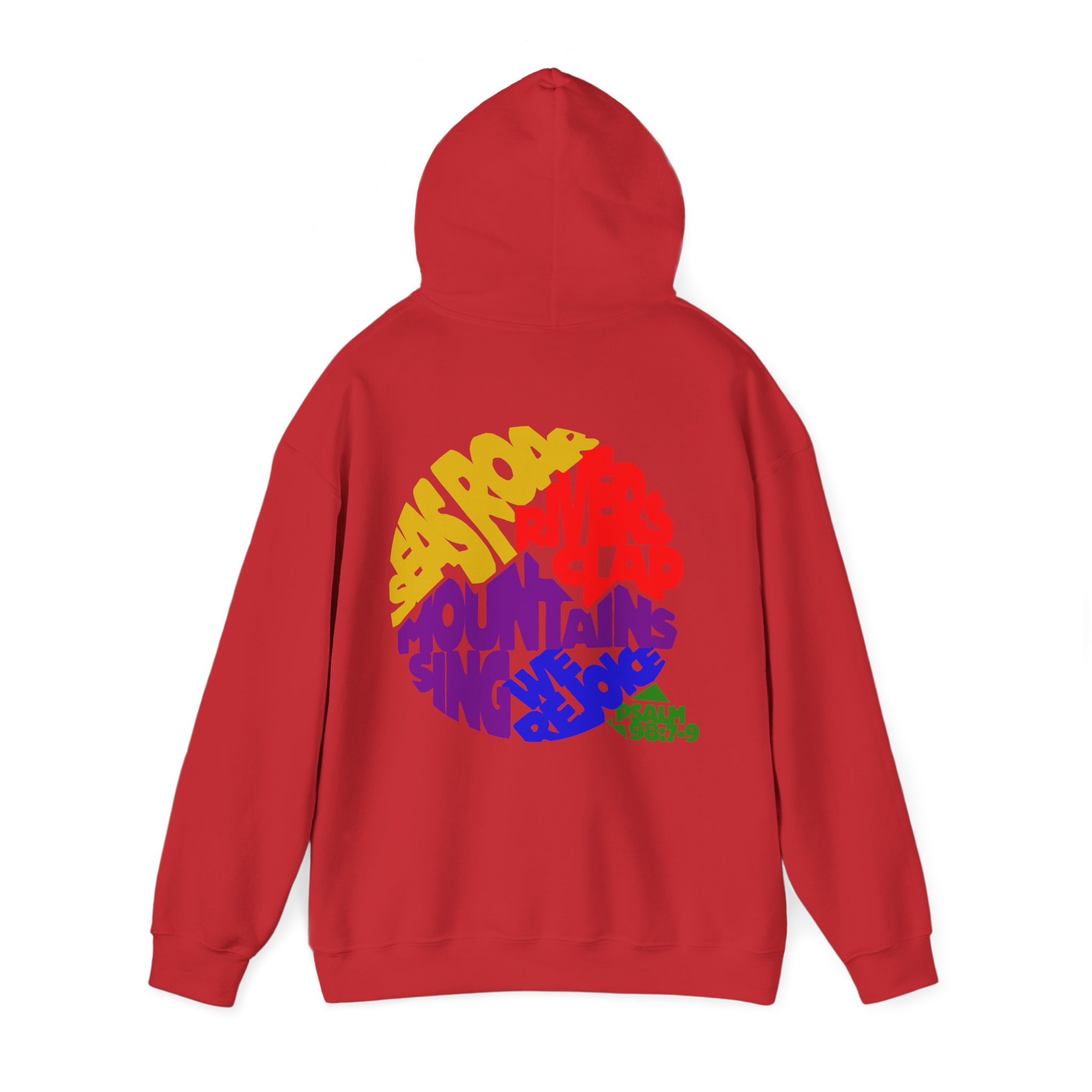 Psalm 98:7-9 'We Rejoice' Pullover Hoodie - Image 14