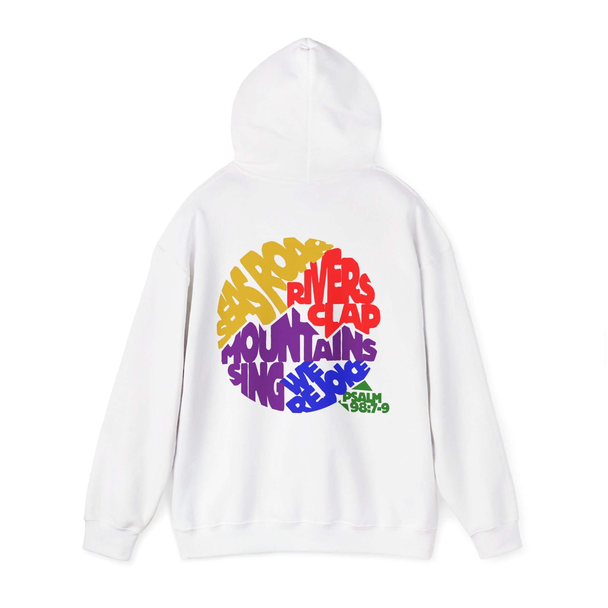 Psalm 98:7-9 'We Rejoice' Pullover Hoodie - Image 4