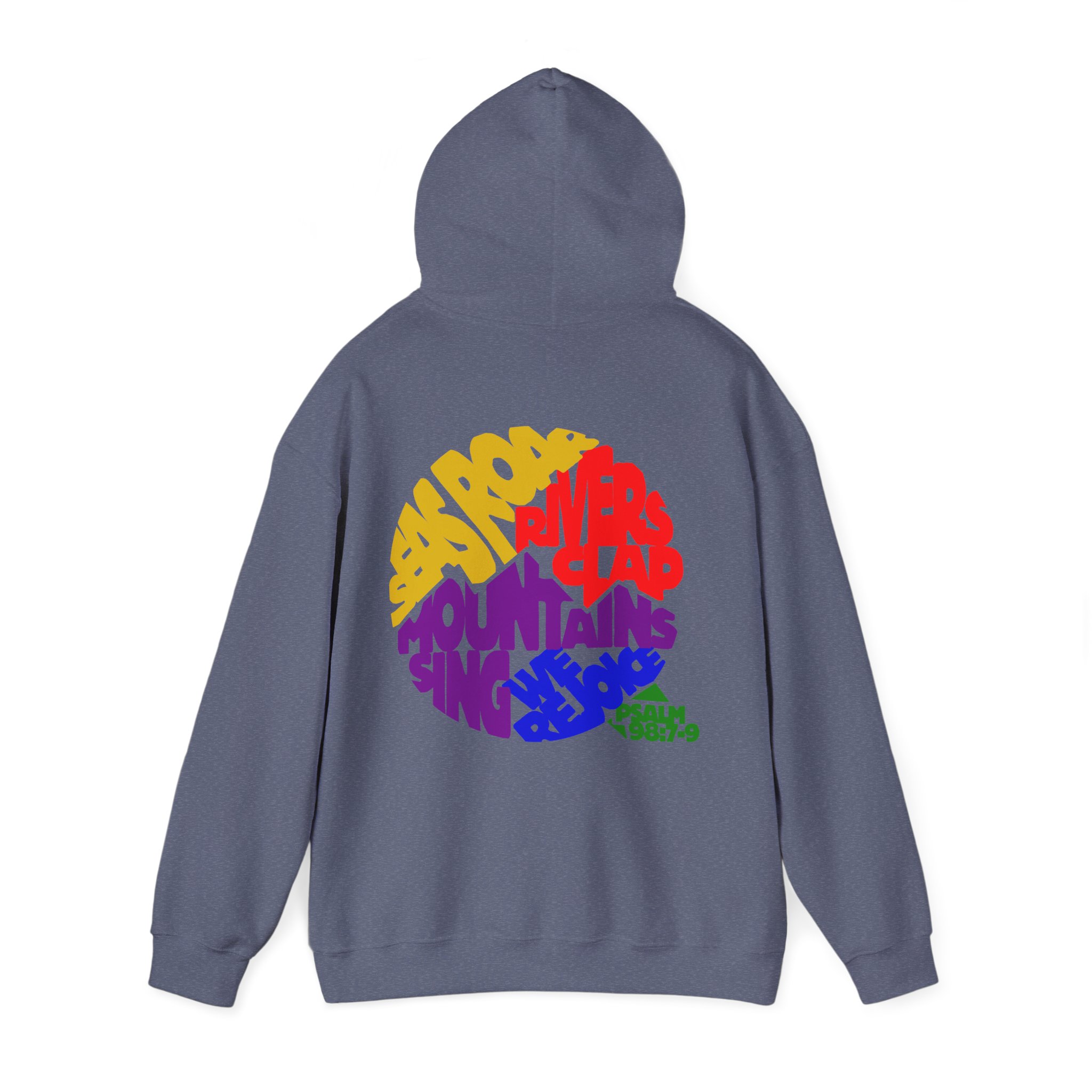 Psalm 98:7-9 'We Rejoice' Pullover Hoodie - Image 12