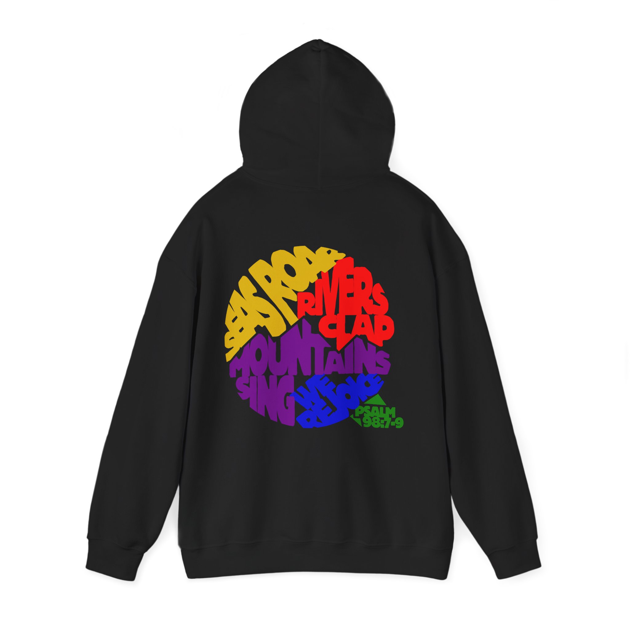 Psalm 98:7-9 'We Rejoice' Pullover Hoodie - Image 5