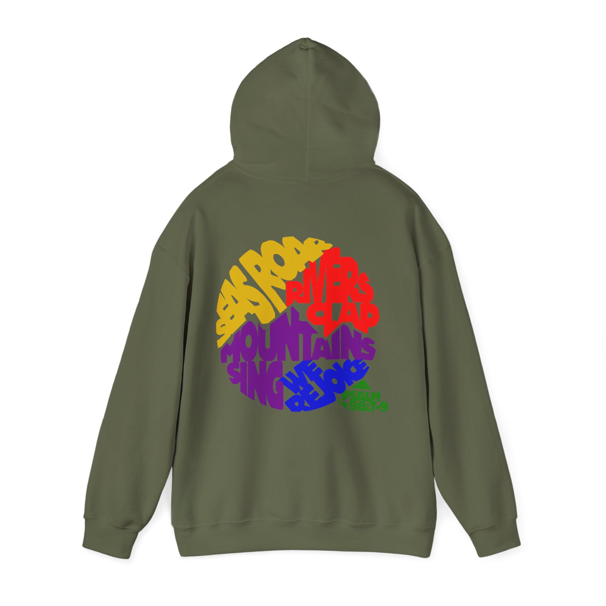 Psalm 98:7-9 'We Rejoice' Pullover Hoodie - Image 6