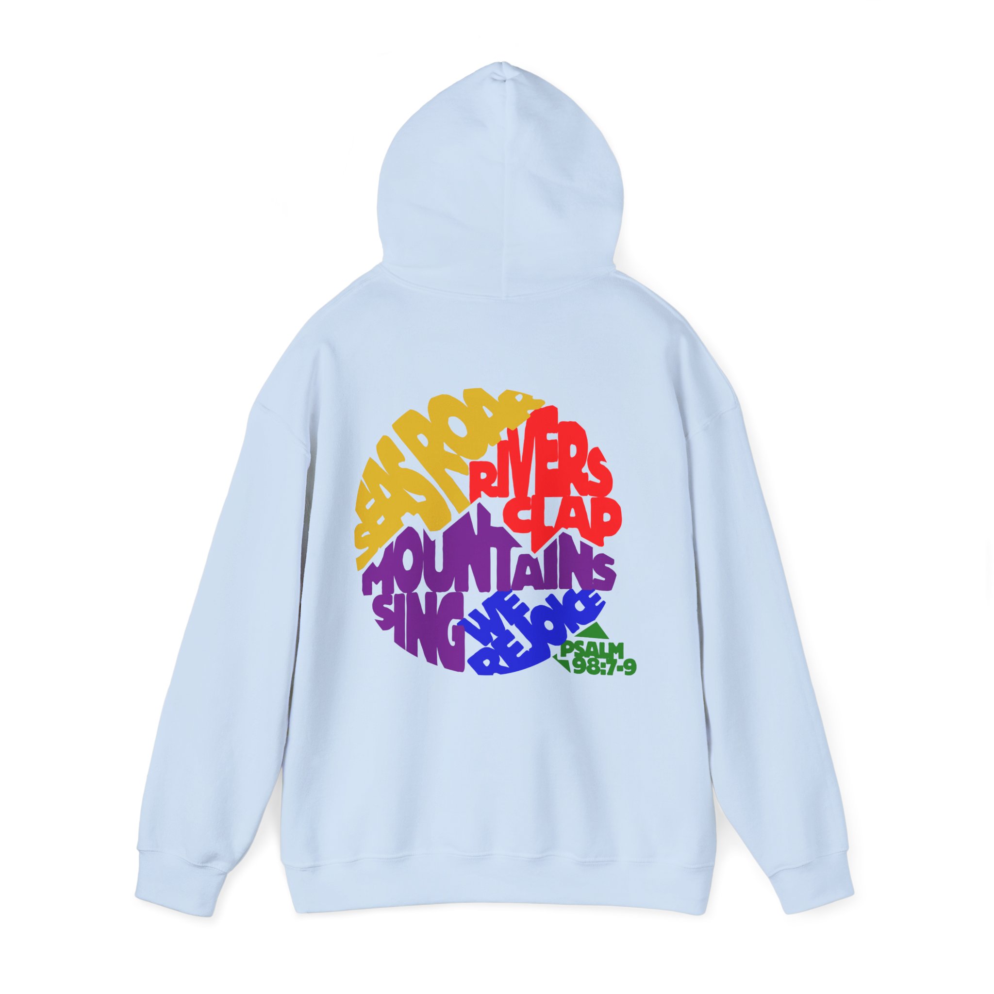 Psalm 98:7-9 'We Rejoice' Pullover Hoodie - Image 9